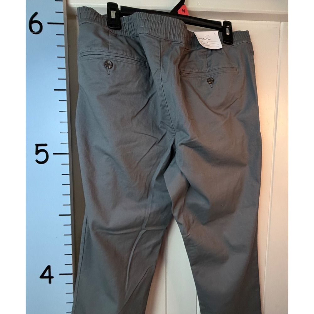Goodfellow & Co Men's Large Gray Everyday Pants Elastic Drawstring Waist NWT - Picture 6 of 14